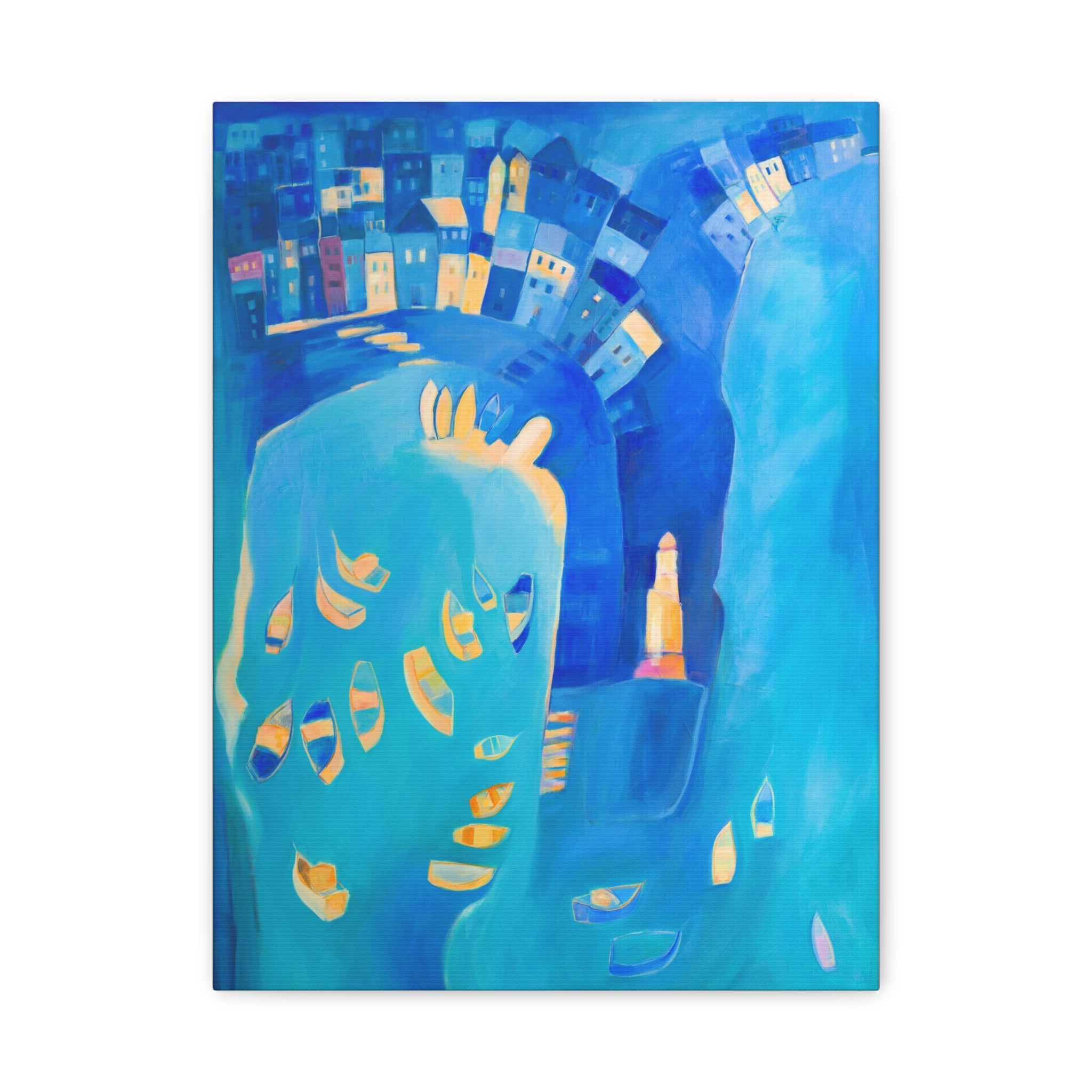 Canvas Print: St Ives In Blue