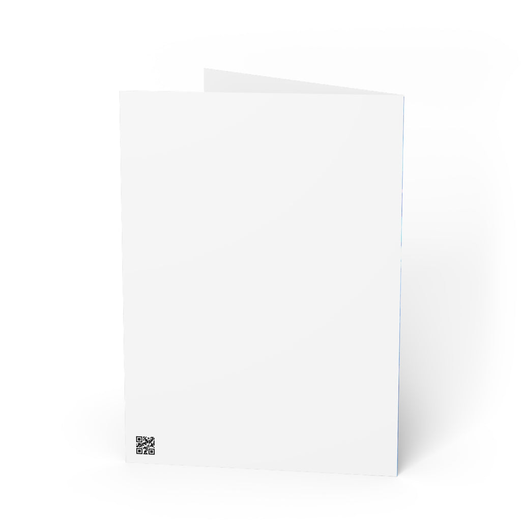 Greeting Card: Polperro In Blue