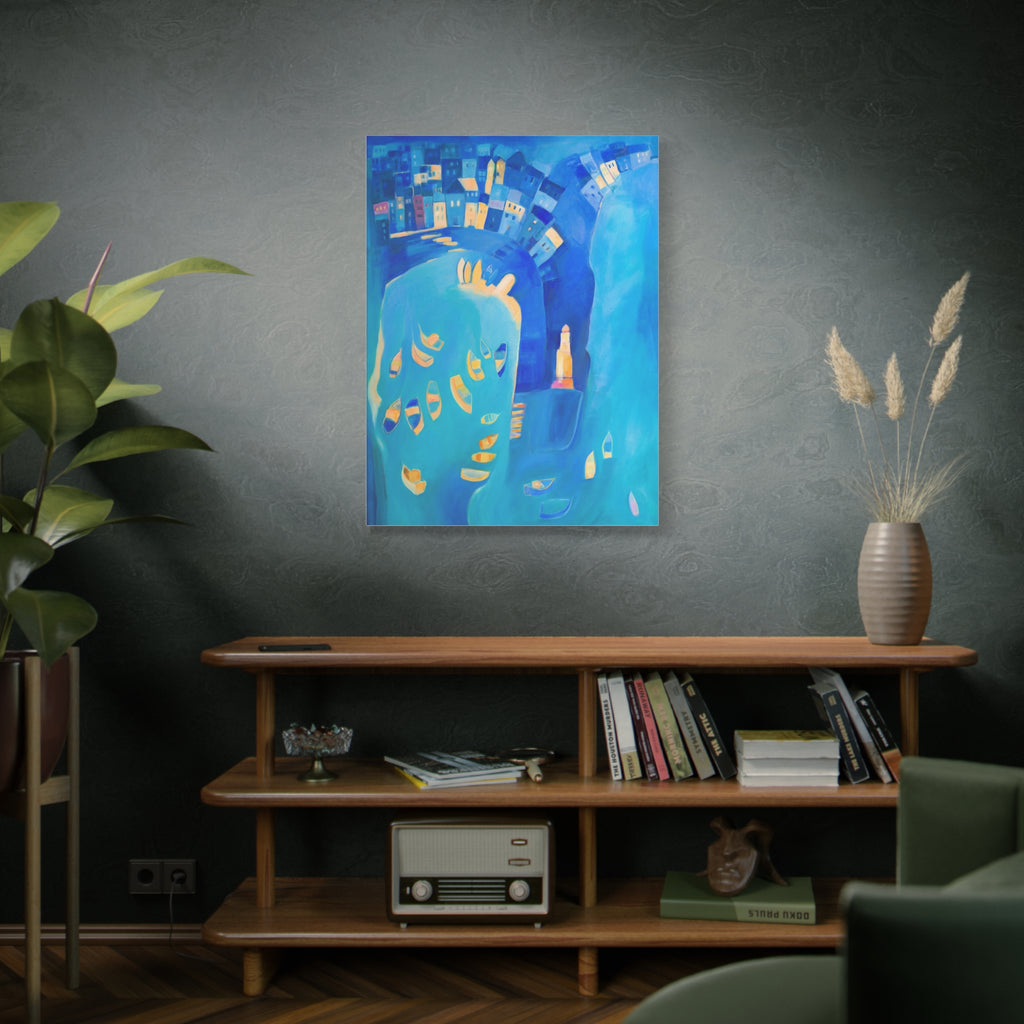 Canvas Print: St Ives In Blue