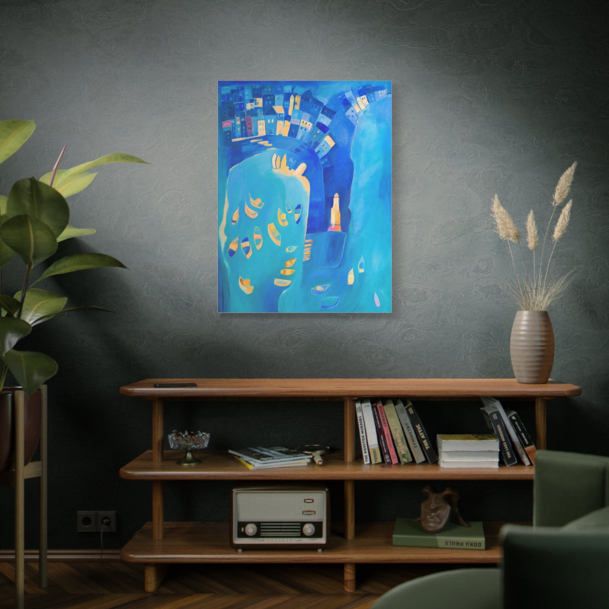 Canvas Print: St Ives In Blue