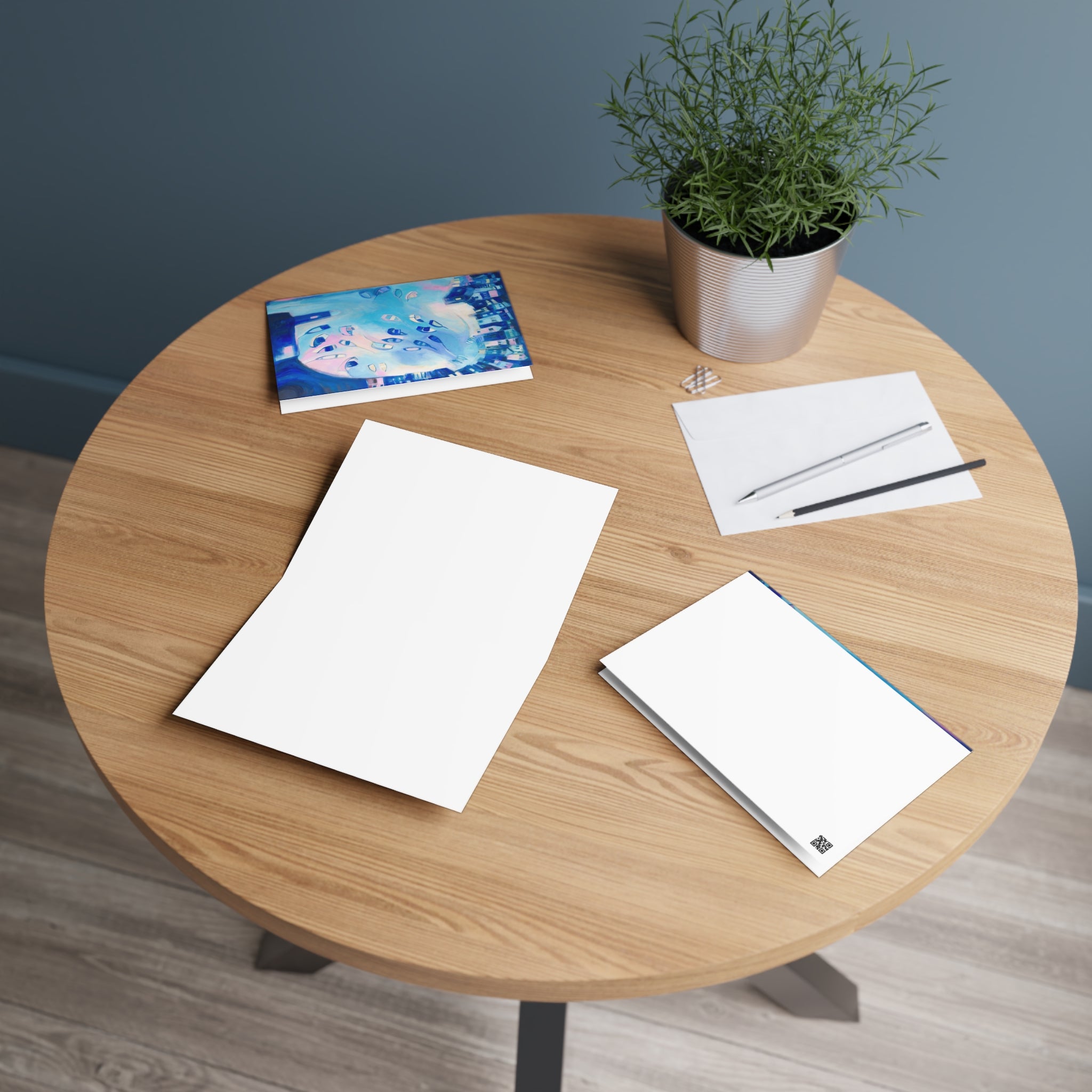 Greeting Card: St Ives In Winter