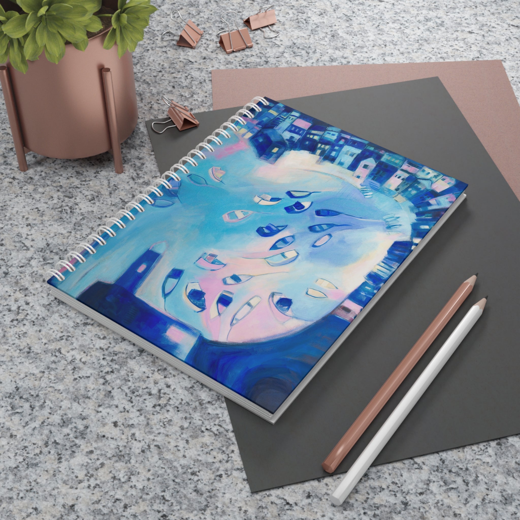 Spiral Notebook: St Ives In Winter