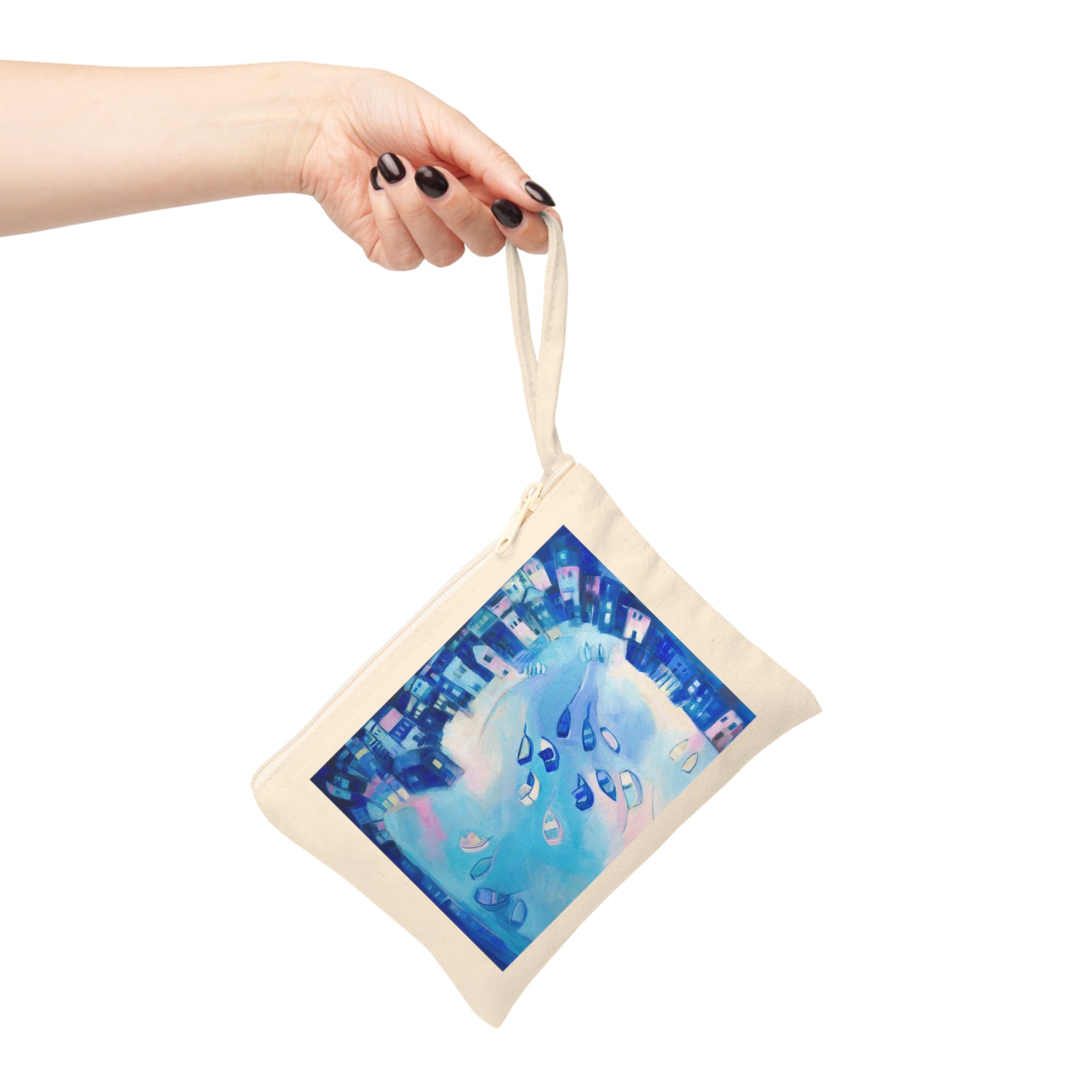 Cotton Accessory Pouch: St Ives In Winter