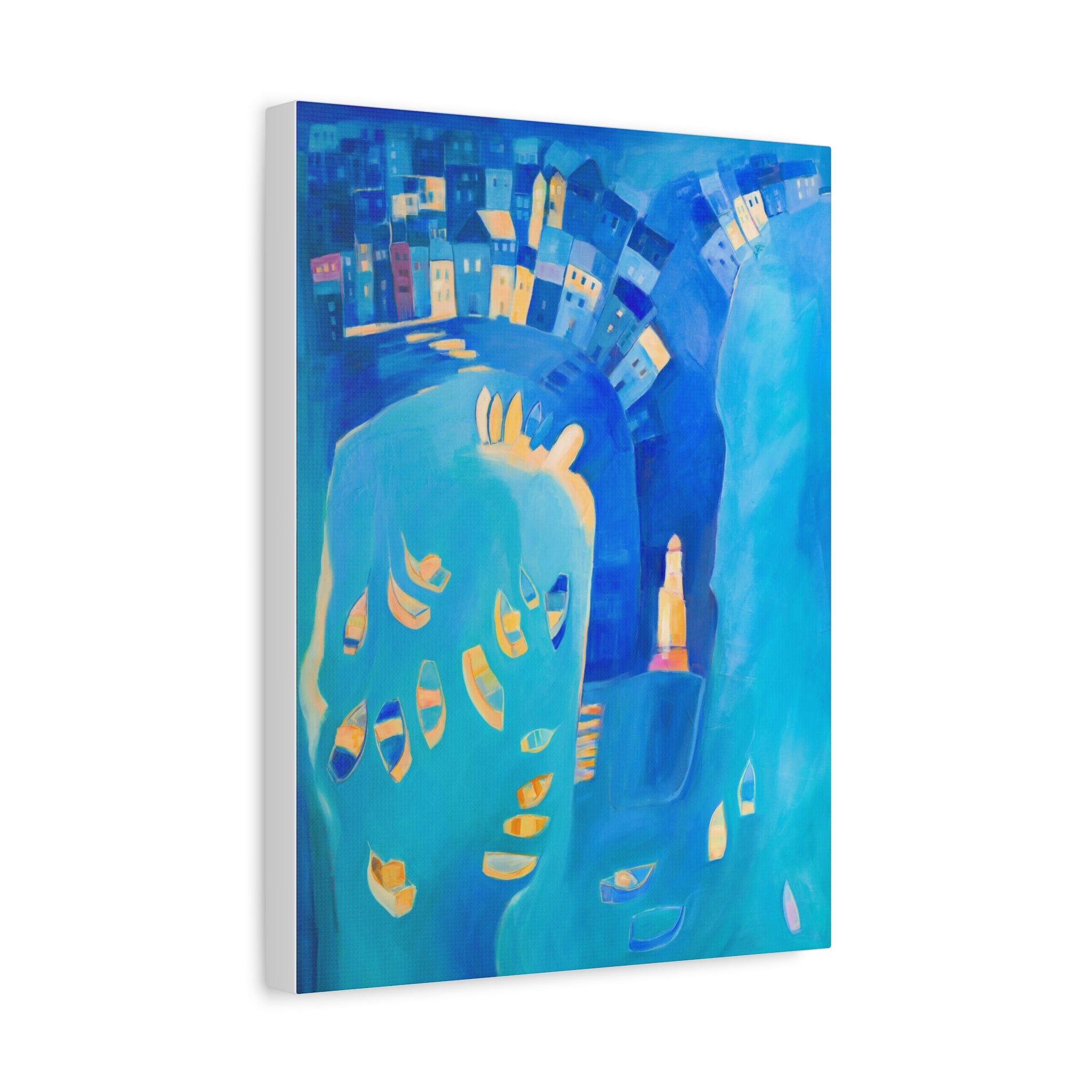 Canvas Print: St Ives In Blue