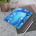 Spiral Notebook: Polperro In Blue