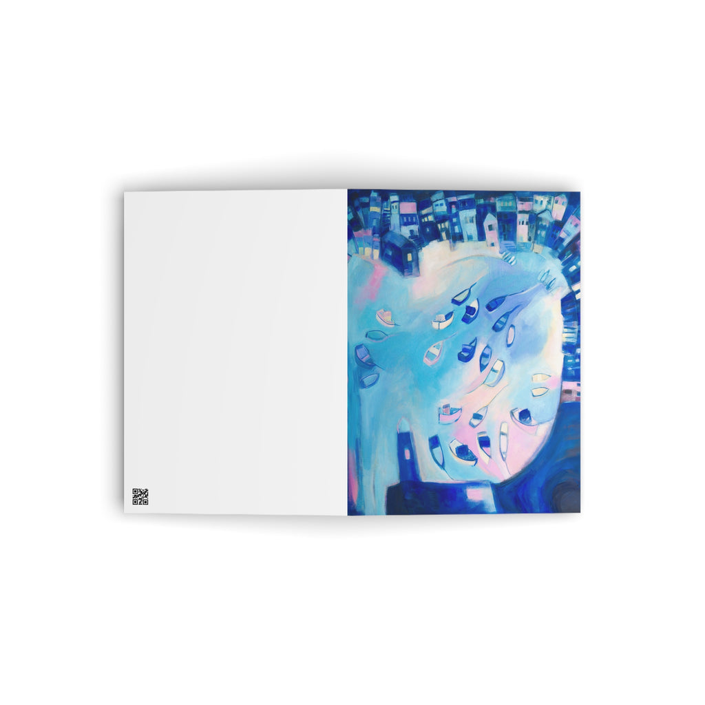 Greeting Card: St Ives In Winter