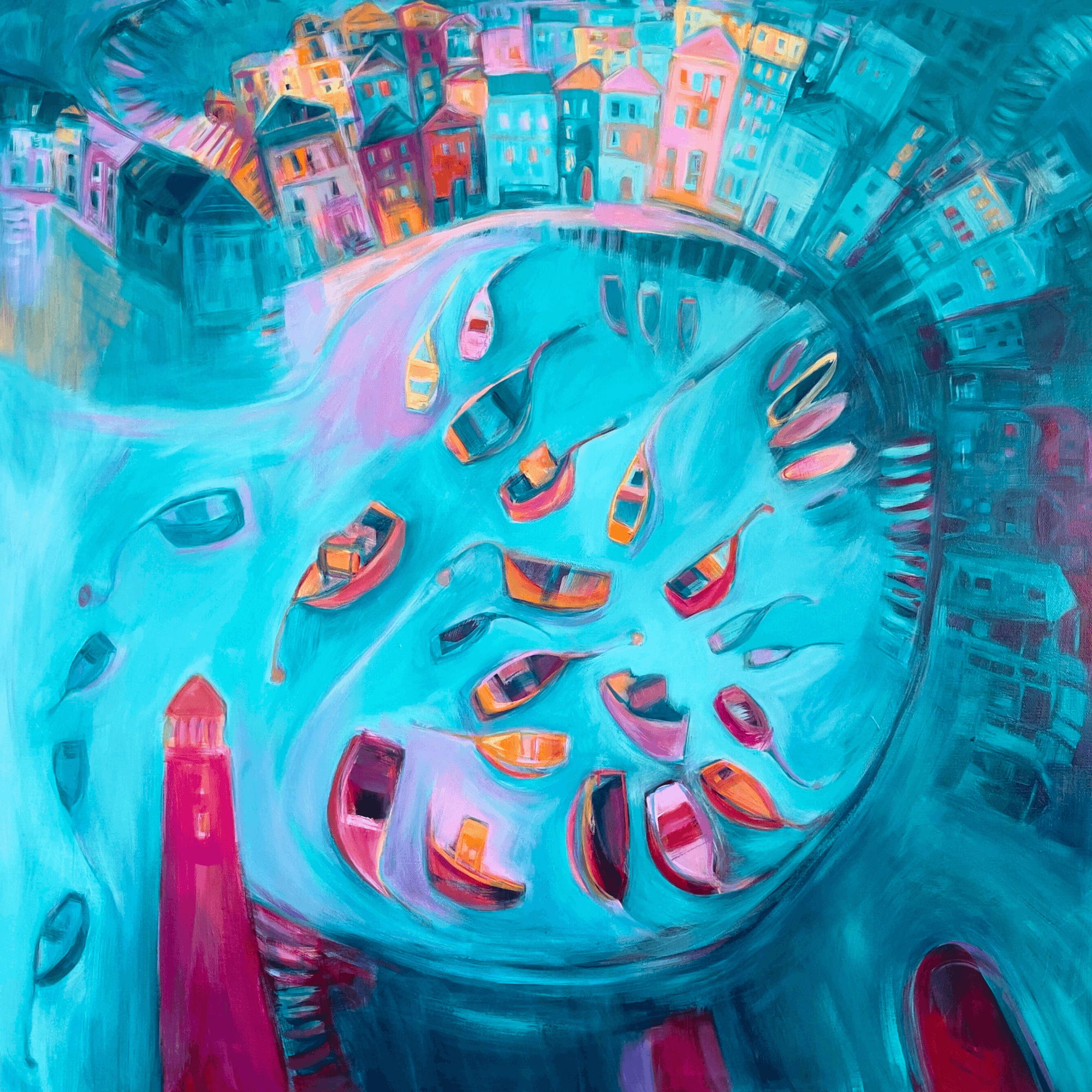 Original: Fishing Boats In St Ives