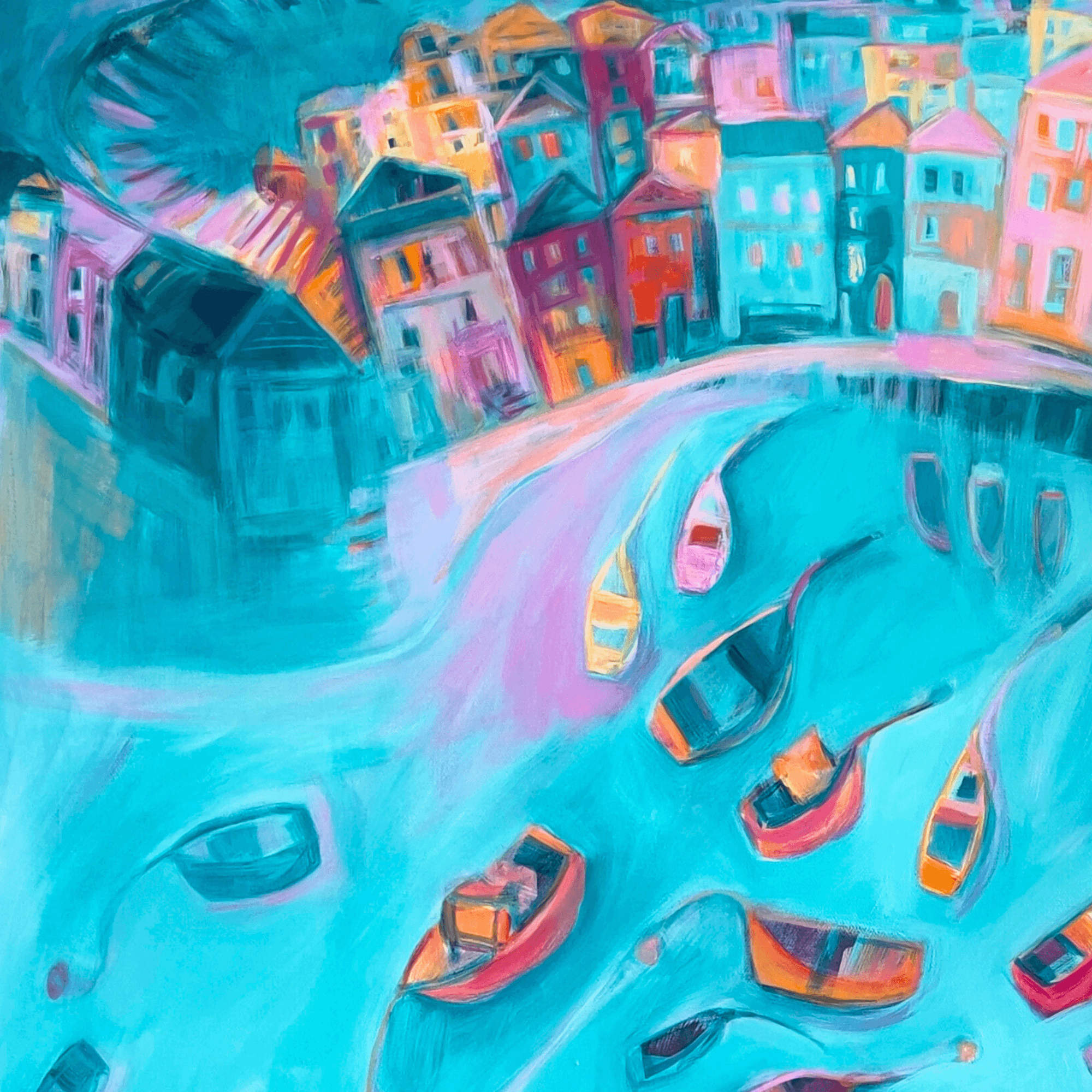 Original: Fishing Boats In St Ives