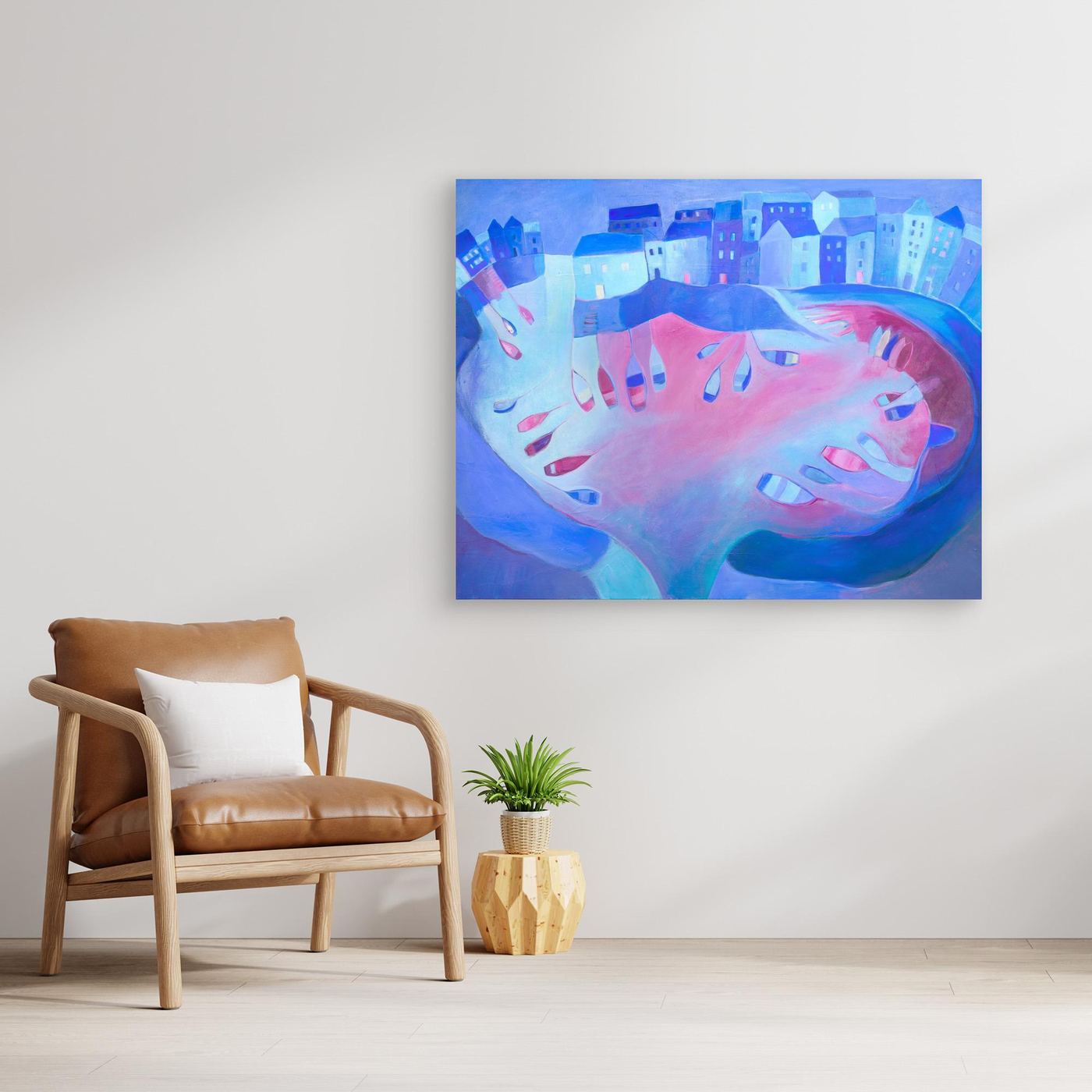 Canvas Print: Mousehole Memories