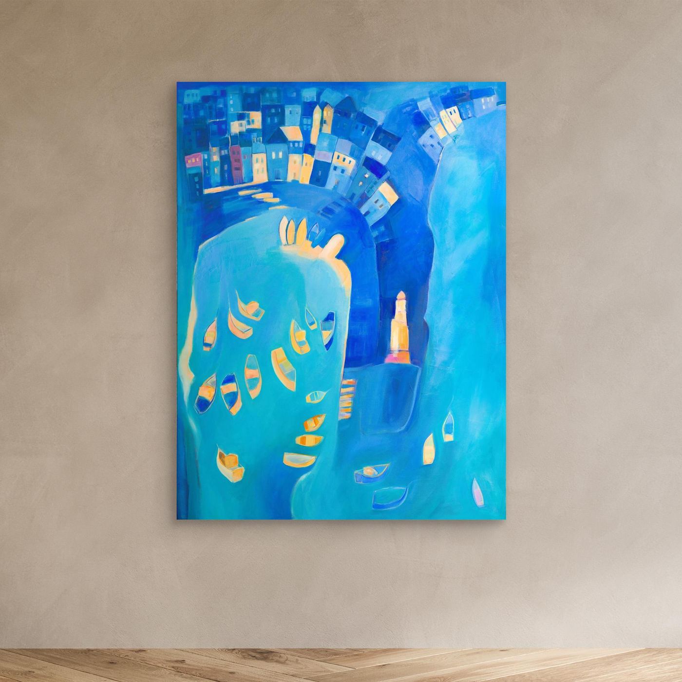 Canvas Print: St Ives In Blue