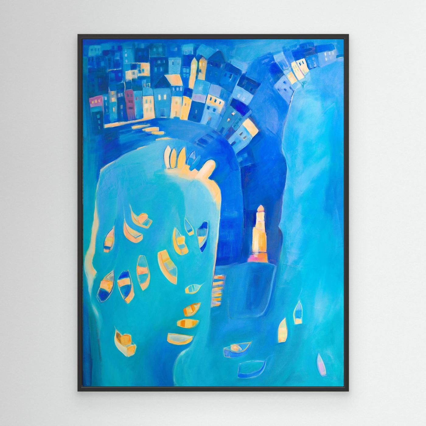 Canvas Print: St Ives In Blue