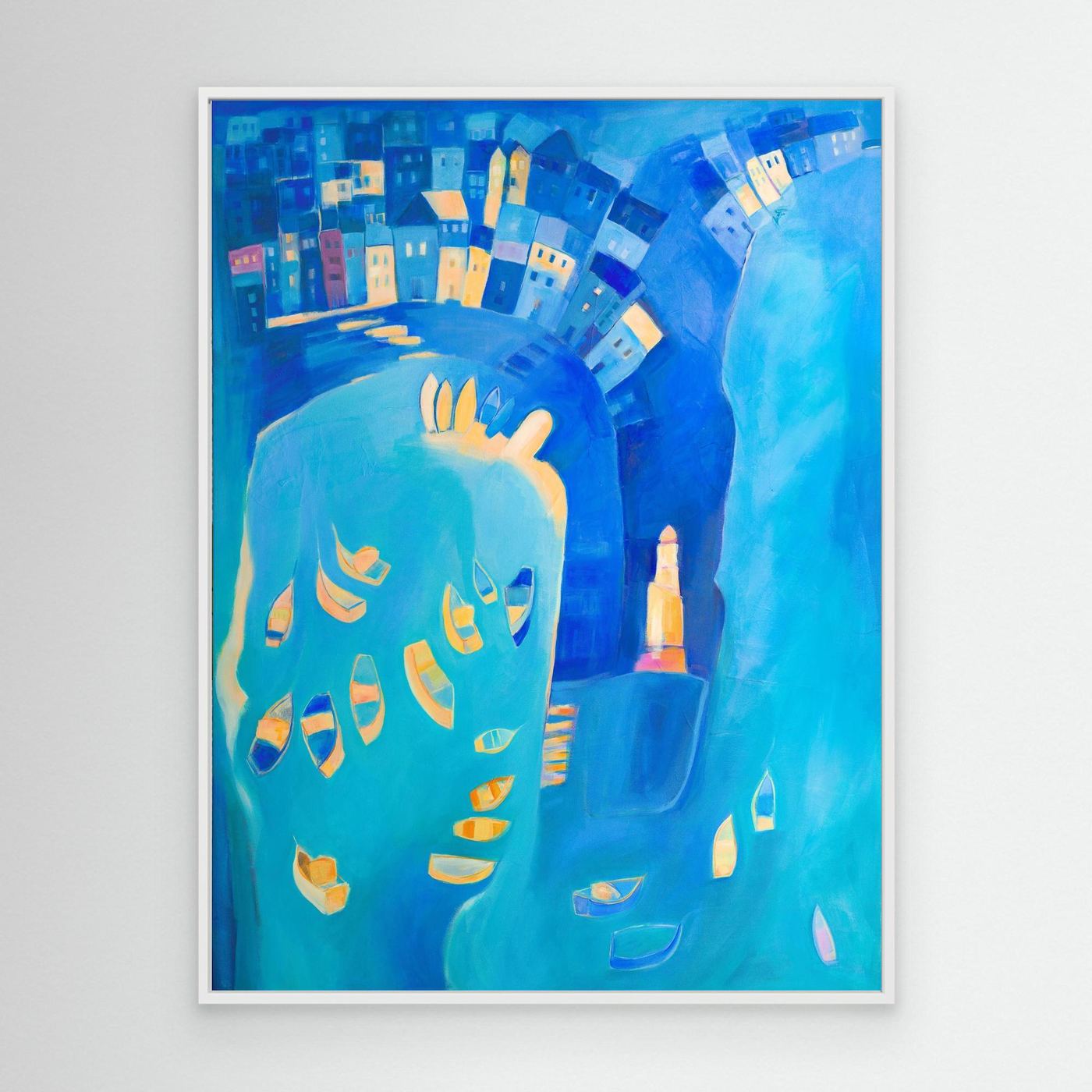 Canvas Print: St Ives In Blue