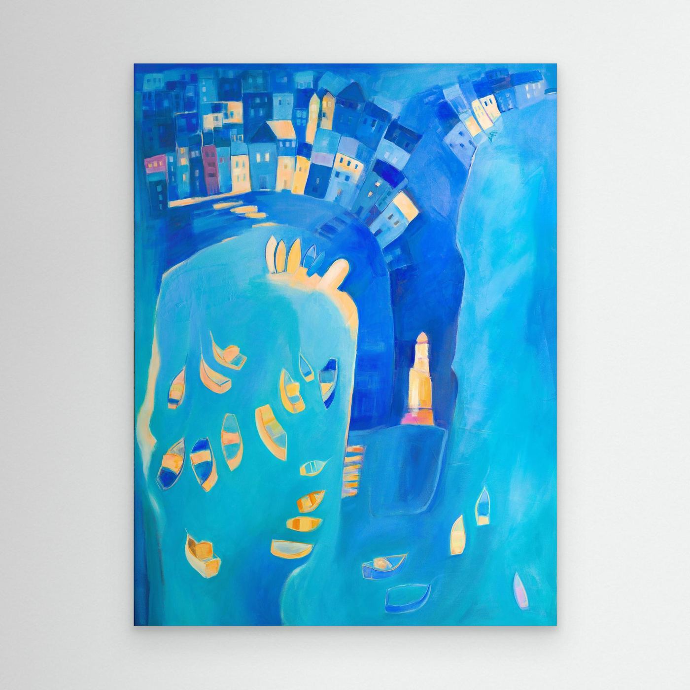 Canvas Print: St Ives In Blue