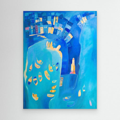 Canvas Print: St Ives In Blue