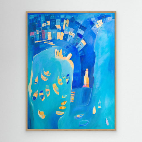 Canvas Print: St Ives In Blue