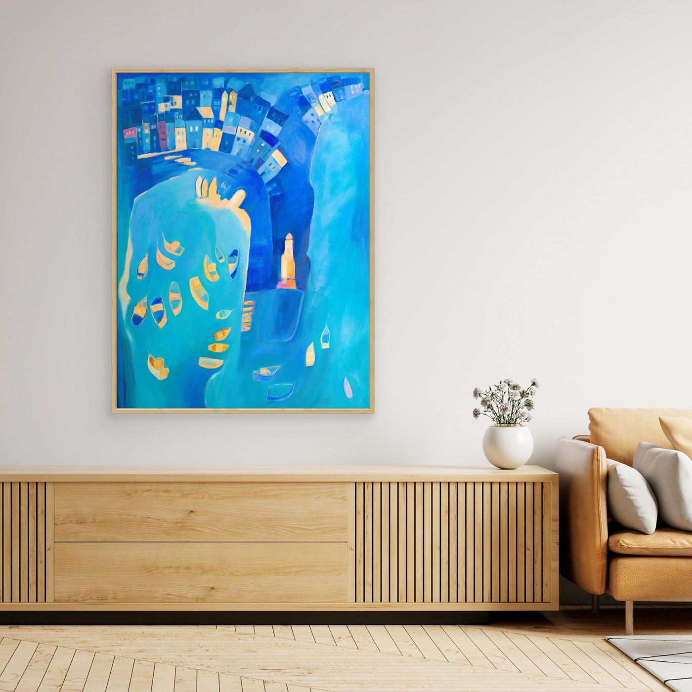 Canvas Print: St Ives In Blue