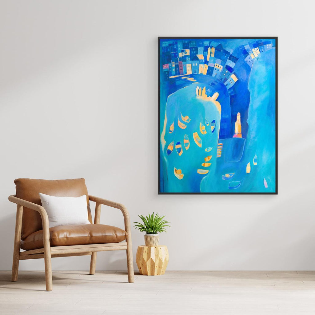 Canvas Print: St Ives In Blue